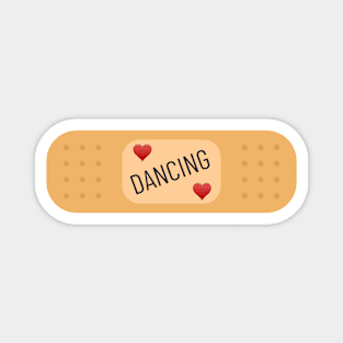 Dancing patch, dance bandaid Magnet