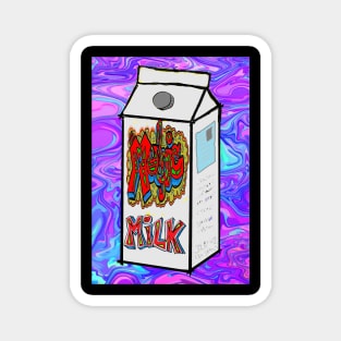 milk music purple milk 555 Magnet