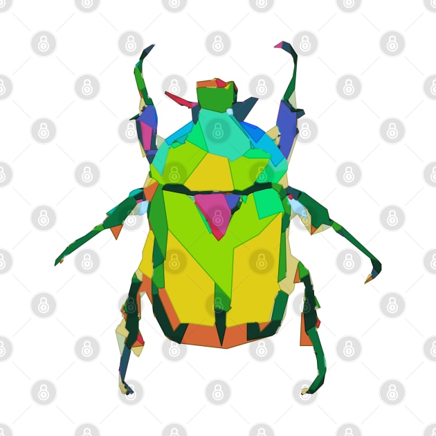 Festive Tropical beetle by The Pink Mask