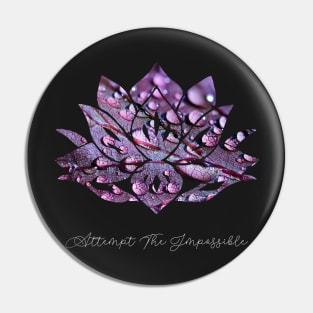 Attempt The Impossible Dark (Audio Drama) Pin