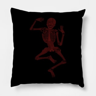 Dancing skeleton Pillow