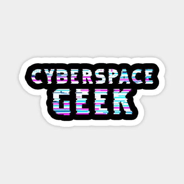 Cyberspace Geek Magnet by psychoshadow