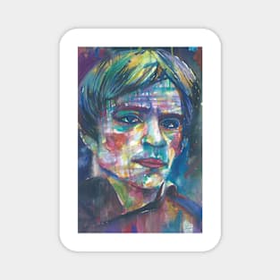 RUDOLF NUREYEV watercolor portrait .1 Magnet