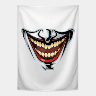 smile face mask Tapestry