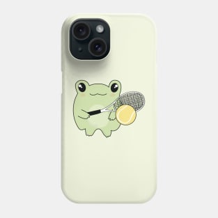 Kawaii Frog Loves Tennis Phone Case