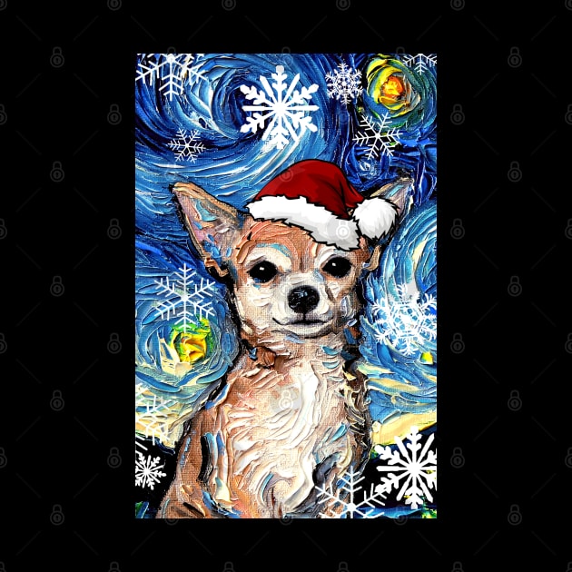 Chihuahua Santa by sagittariusgallery