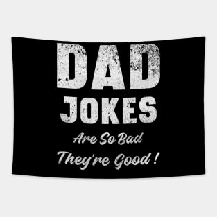 Dad Jokes are So Bad They're Good Vintage Tapestry