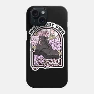 walk your own path Phone Case