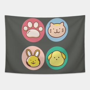 Cute Pets Tapestry