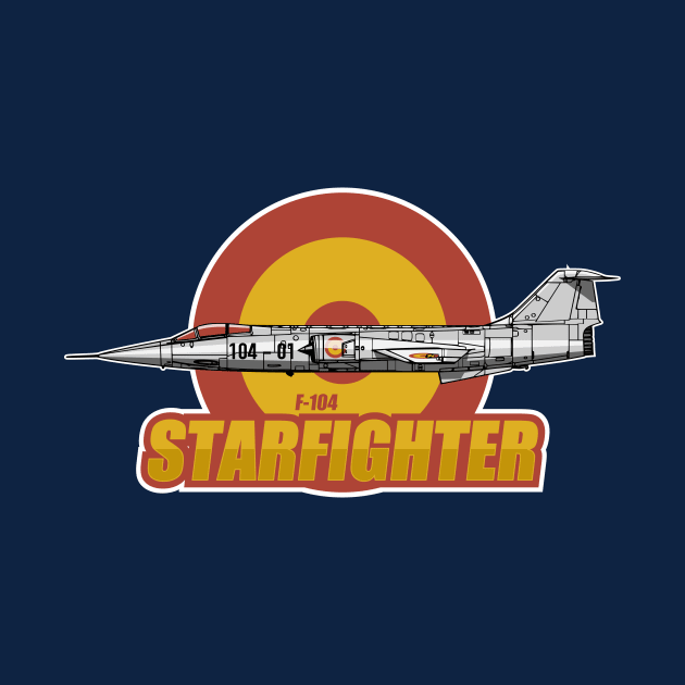 Spanish F-104 Starfighter by Tailgunnerstudios