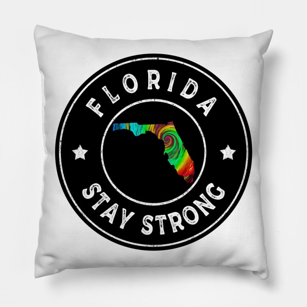 Florida Stay Strong Pillow by expressimpress