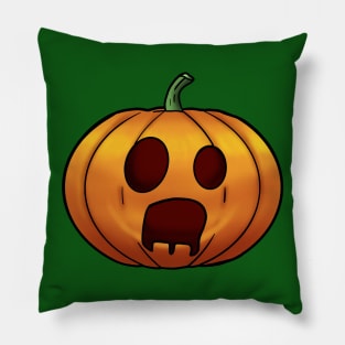 Freaking Out Pumpkin Pillow