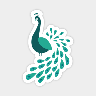 Peacock Magnet