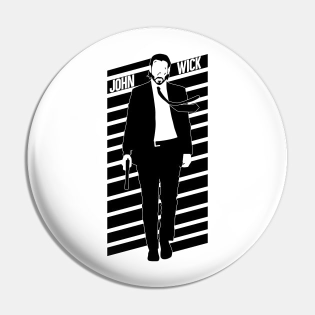 John Wick - Minimalist Pin by TheSnowWatch