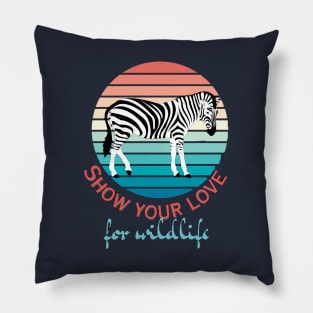 Show your love for wildlife Pillow