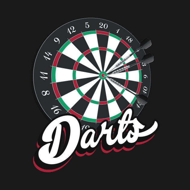 Darts vintage Dart Gifts by Foxxy Merch