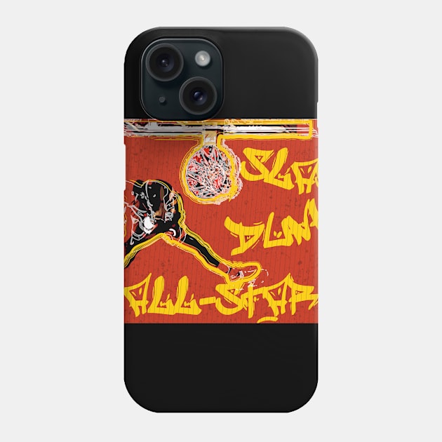 Basketball Slam Dunk All Star Phone Case by fatpuppyprod