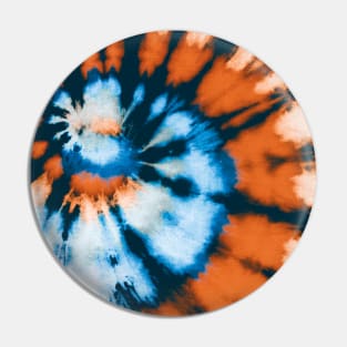 Pumpkin Fall Tie Dye Swirl Pin