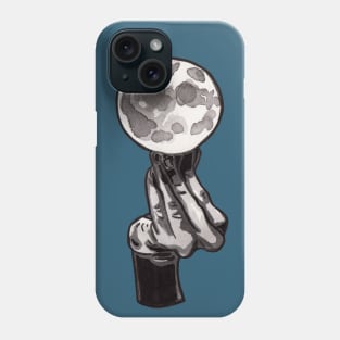 The Moon in Their Hands Phone Case