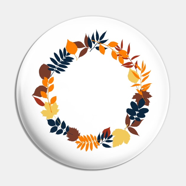 Autumn wreath Pin by Peach Lily Rainbow