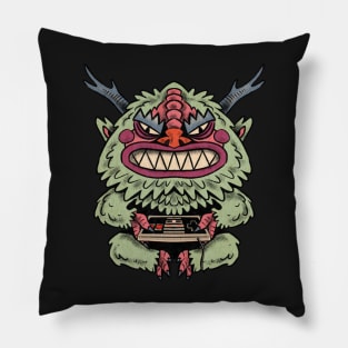 Angry Yeti Retro Gamer Pillow