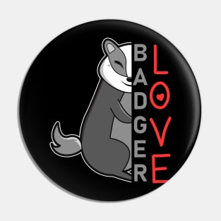 Badger Love Pin