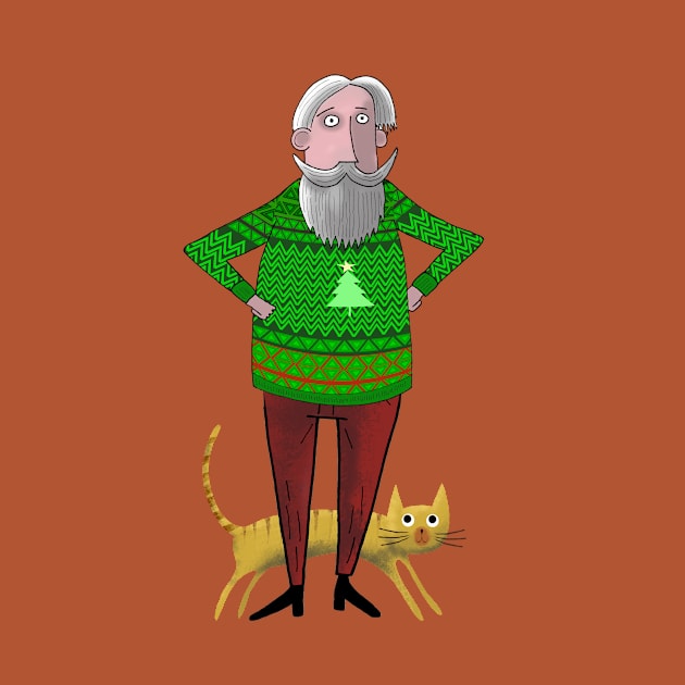 Grandpa's Ugly Christmas Sweater by Scratch