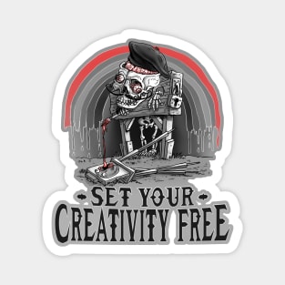 Set Your Creativity Free Magnet