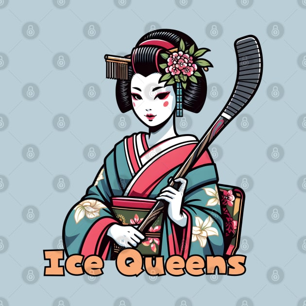 Ice hockey geisha by Japanese Fever