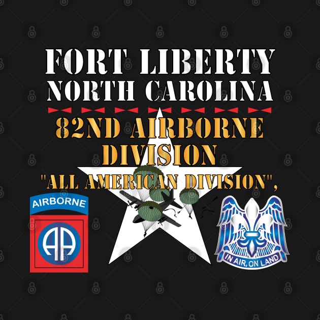 Fort Liberty North Carolina - 82nd Airborne DIvision - All American Division - SSI - DUI X 300 by twix123844