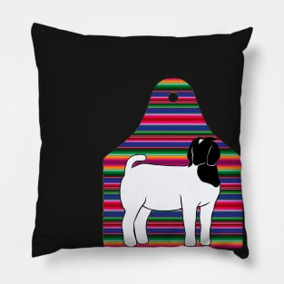 Serape Ear Tag - Market Doe - NOT FOR RESALE WITHOUT PERMISSION Pillow