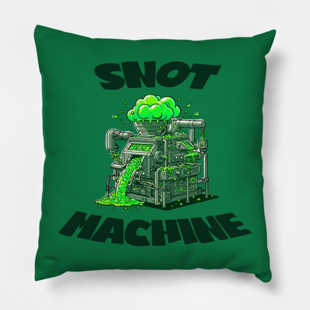 Snot Machine - The Ultimate Booger Maker Pillow by TeeHeeFun