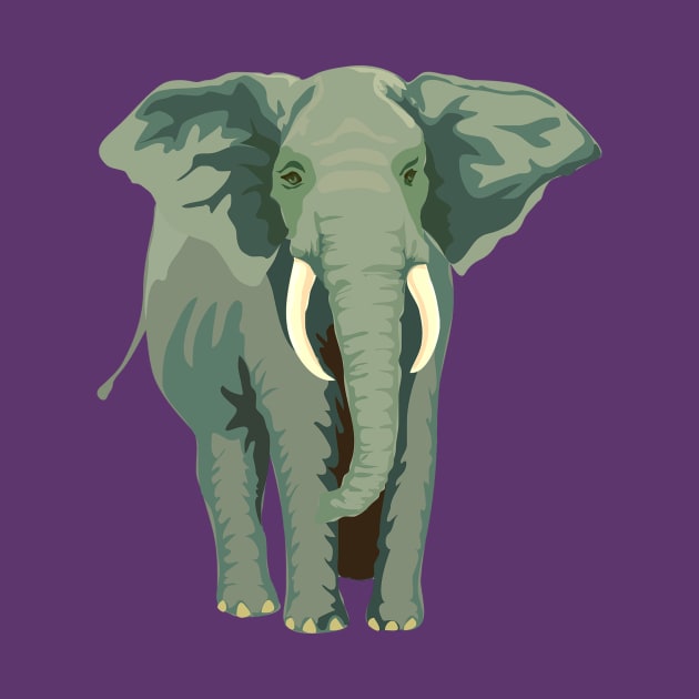 african elephant by creativeminds