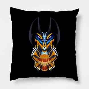 Yellow Jacket with Pot of Honey Pillow