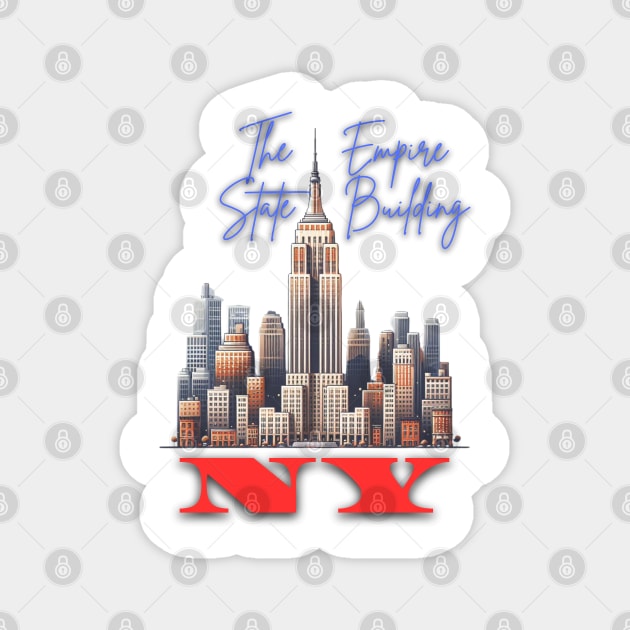 The Empire State Building Magnet by YuYu