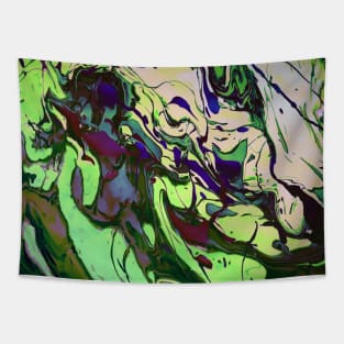 Liquid Dream (Green) Tapestry