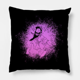 The Deranged King (Purple) : A Fantasy Character Pillow