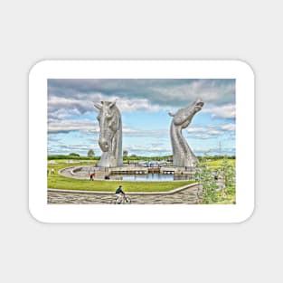 the Kelpies , Helix Park, Grangemouth Magnet