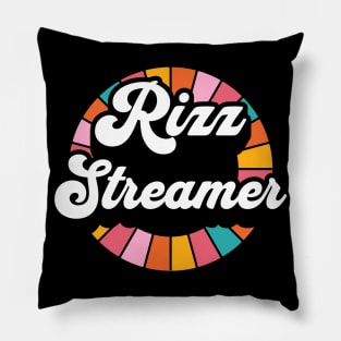 Rizz streamer | W Riz | Rizzler | Rizz god | Funny gamer meme | Streaming | Rizzard Pillow