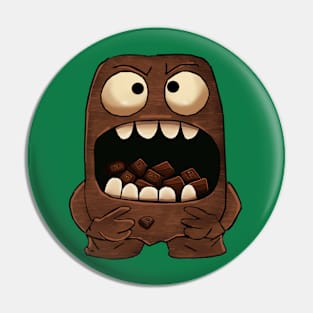 Chocolate Monster Pin