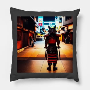 Samurai Cat funny Spread Happiness with Our Manga-Inspired T-Shirt Collection Pillow