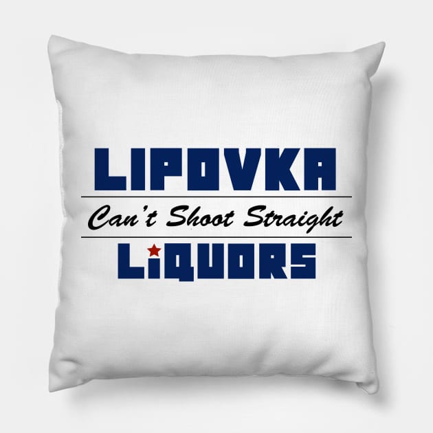 Lipovka Liquors Pillow by MagicalRaen