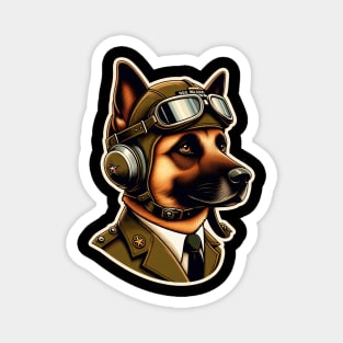 Belgian Malinois Pilot Magnet