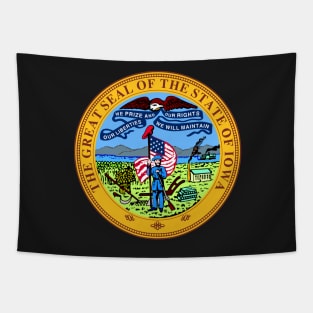 Iowa Coat of Arms Tapestry