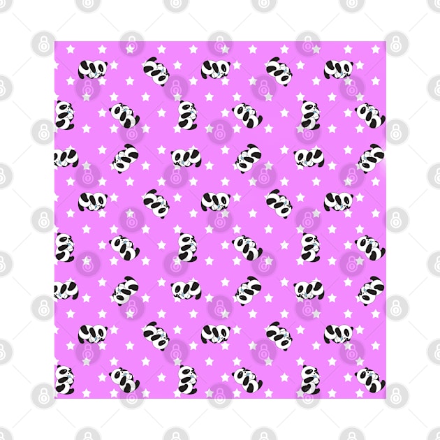 Cute pattern | panda drink milk by Band of The Pand