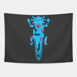 Love my Axolotl - Blue Tapestry