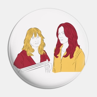 Jen and Judy - Dead to Me Pin