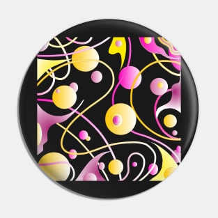 Abstract Easter bubbles and lines Pin