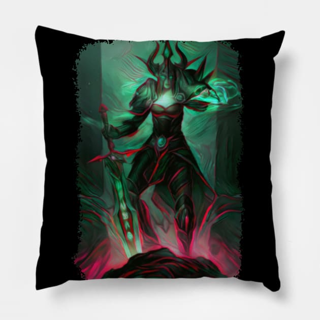 The Death Knight Pillow by LairofGods