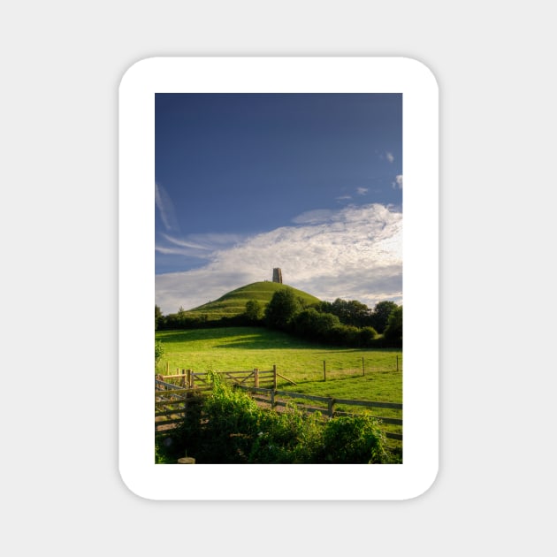 Glastonbury Tor Magnet by Nigdaw